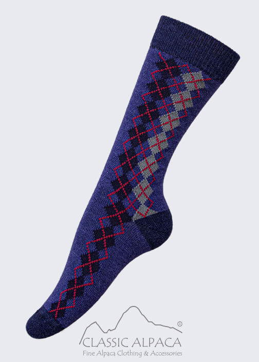 Premium Classic Diamond Crew Socks
