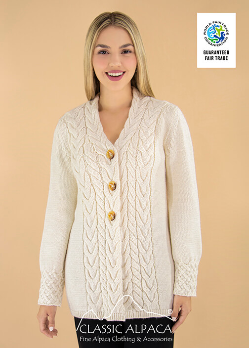 Tessa Alpaca Cardigan