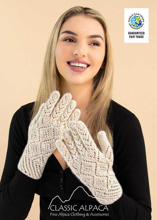 London Lace Baby Alpaca Gloves