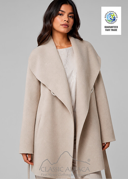 Sarah Baby Alpaca Long Blazer