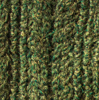 Alpaca Cable Fingerless Gloves / Green Mlge.