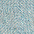 Woven & Brushed Herringbone Baby Alpaca Throw / Natural - Turquoise