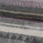 Alpaca Cherokee Blanket / C0374-Charcoal-Lilac