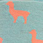 Unisex Animal Alpaca Socks / Arctic Blue-Melon