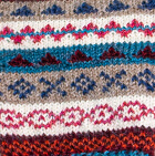 Fair Isle Alpaca Fingerless Gloves in Natural-Multicolor | Classic Alpaca Peru