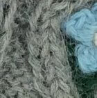 Florencia Lace Alpaca Fingerless Gloves in Lt.Grey | Classic Alpaca Peru