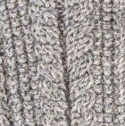 Classic Cable Alpaca Gloves / Lt.Grey