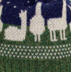 Alpaquita Knit Hat / Mixt. Green Mlge. - Navy - Natural