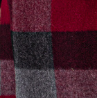 Woven & Brushed Buffalo Baby Alpaca Scarf / Burgundy