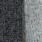 Reversible Alpaca Mittens Heavy Weight / Charcoal - Lt. grey