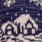 Meadow Snow Alpaca Hat / Navy-Denim-Natural 