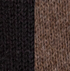 Reversible Alpaca Mittens Heavy Weight / Black - Brown Heather