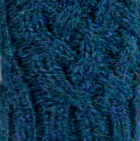 Shadow Cable Alpaca Gloves / Deep Teal