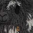 Cute Alpaca Hat with Ear Flaps / Charcoal - Lt. Grey