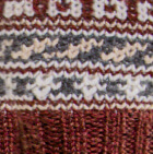 Peruvian Alpaca Gloves / Rosewood Mlge.