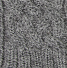 Shadow Cable Alpaca Gloves / Grey Mlge.