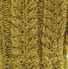 Herringbone Alpaca Fingerless Gloves / Amber Mlge.