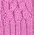 Shadow Cable Alpaca Gloves / Fucsia Pink