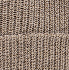Women's Double Knit English Alpaca Hat / Almond Mlge