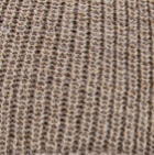 Women's Alpaca Half Finger Gloves / Almond Mlge.
