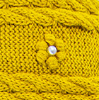 Aurora Alpaca Headband / Lemon Yellow