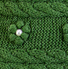 Aurora Alpaca Headband / Dk. Leaf Green