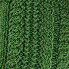 Alpaca Cable Fingerless Gloves / Dk. leaf green