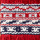 Peruvian Alpaca Gloves - Fleece Lining / Red