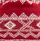 Anna Brushed Alpaca Hat / Red - Natural