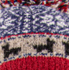 Nordic Brushed Alpaquita Alpaca Hat / Navy - Red