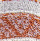 Shipibo Alpaca Boucle Hat with Ear Flaps / Lt.Grey-Lavender