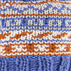 Peruvian Alpaca Gloves - Fleece Lining / Lt. Denim Mlge.