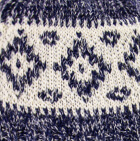 Dallas Baby Alpaca Headband / Mixt. Natural - Navy