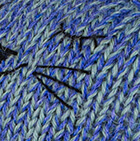 Alpaca Cat Family Set / Aqua Haze - Lt. Denim Mlge.