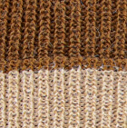 Unisex Reversible knit English Alpaca Hat / Camel - Beige