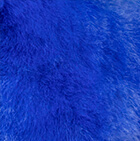 Baby Alpaca Fur-Unicorn Ornament 12 inches / Dark Royal Blue
