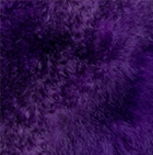 Baby Alpaca Fur-Unicorn Ornament 12 inches / Purple