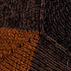 Premium Alpaca Alpaquita Heavy Boot Unisex Socks / Medium Brown-Natural-Brown