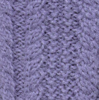 Alpaca Cable Fingerless Gloves / Ube