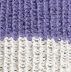 Unisex Reversible knit English Alpaca Hat / Ube - Natural