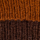 Unisex Reversible knit English Alpaca Hat / Medium Brown - Brown