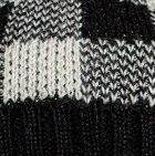 Scottish Tartan Alpaca Hat / Black - Natural