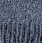 Alpaca Solid Blanket / Classic Denim