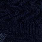 Premium Alpaca Therapeutic Unisex Socks With Reinforcement And Cushioned / Navy