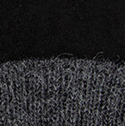 Alpaca Double Layer Driving Gloves / Charcoal-Black