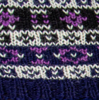 Summit Knit Alpaca Hat / Grape - Navy
