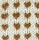Alpaca Thrummed Mittens / Camel-Natural