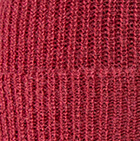 Women's Double Knit English Alpaca Hat / Ruby Red