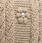 Aurora Alpaca Fingerless Gloves / Beige