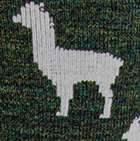 Premium Alpaca Alpaquita Unisex Socks / Dk. Green Mlge.-Natural